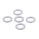 GW, brake line washers, 3/8" (10mm). Aluminum