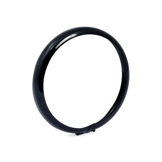 Lampenring schwarz glänzend für Harley mit 5 3/4" Bates Style Scheinwerfer