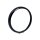 Late style spotlamp trim ring. 4". Gloss black