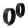 Recessed trim rings. Spotlamp. Black