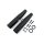 Fork shrouds for 39mm forks black for Harley XL Sportster 04-15