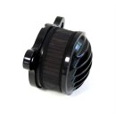 Mini Luftfilter Kit schwarz gerippt für Harley XL Sportster 04-20