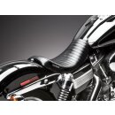 Bare Bones Solo Seat Pleated Stitch Black Vinyl