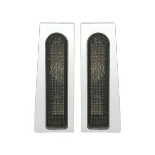 Custom Dynamics, saddlebag filler panel set. Smoke lenses