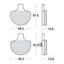 SBS, brake pads. Street Excel Sintered