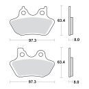 SBS, brake pads. Street Carbon Tech (organic)