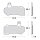 SBS, brake pads. Street Excel Sinter