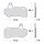 SBS, brake pads. Street Excel Sinter