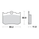 SBS brake pads racing sintered