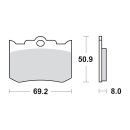 SBS brake pads street excel sintered