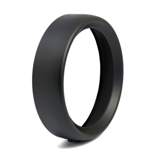 Recessed trim ring. 7" headlamp. Black