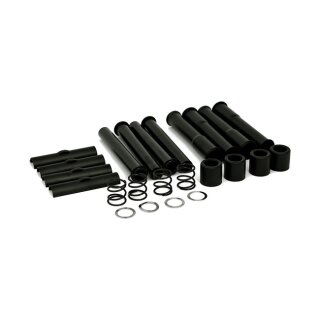 Pushrod Stößelstangen Cover Kit schwarz satin für Harley Shovelhead 79-84