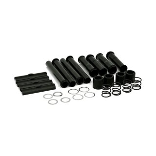 Pushrod Stößelstangen Cover Set schwarz für Harley XL Sportster 04-20