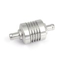 Golan mini fuel filter 5/16" (8 mm). Clear anodized