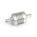 Golan mini fuel filter 3/8" (10 mm). Clear anodized