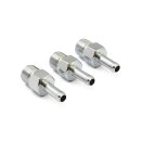 OIL LINE FITTING 3/8" OIL HOSES, CHROME