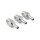 OIL LINE FITTING 3/8" OIL HOSES, CHROME