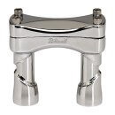 BILTWELL CHROME MURDOCK RISERS, 4" RISE