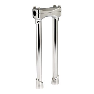 BILTWELL MURDOCK CHROME RISERS, 14" TALL