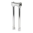BILTWELL MURDOCK CHROME RISERS, 14" TALL