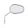 Riptide tapered mirror set, long stem. Chrome