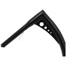 12 inch Standard Ape Hanger Handlebar with 1 1/4" Clamp Diameter