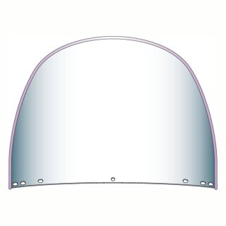 NC Repl. Beaded Heavy Dutyâ„¢ Windshield - Top window