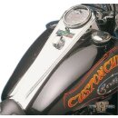 Airglide Dashcover Tacho Halter Tank Abdeckung chrom für Harley FL Tacho 68-95
