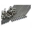Edelstahl Speichen Set 160mm für 15 Zoll für Harley Felge