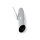 Motorrad Universal Slash cut shorty Auspuff Schalldämpfer 16 Zoll chrom