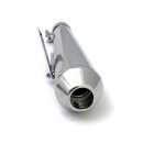 Megaton universal muffler 17" long chrome