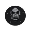 Skull point cover 5 hole. Black & Chrome