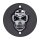 BLK & CHR SKULL POINT CVR VERTICAL
