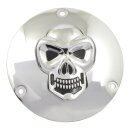 Chrom Skull Derby Cover für Harley Dyna Softail...