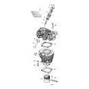 Replacement cylinder 1000cc Sportster, rear