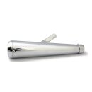 Megaphone universal muffler 16.5" long chrome with...