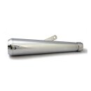 Megaphone universal muffler 16.5" long chrome with...