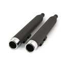 BLACK SLIP-ON MUFFLER SET 3.5 INCH OD