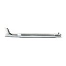 Fishtail universal muffler 36" long chrome