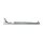 Fishtail universal muffler 36" long chrome