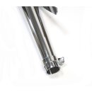 Universal Trumpet Style Custom Auspuff Schalldämpfer chrom gerade 18"