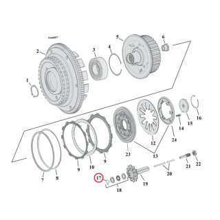 Retaining ring, throwout bearing