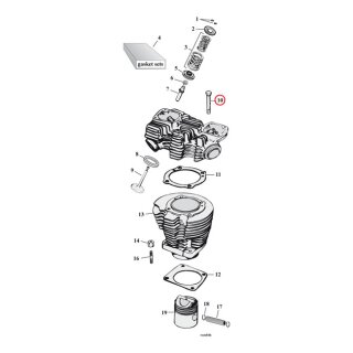 HEAD BOLT KIT, 12-POINT