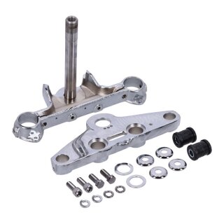 OEM Style FL Gabelbrücken Kit chrom für Harley FL FLH 49-84