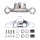 OEM Style FL Gabelbrücken Kit chrom für Harley FL FLH 49-84