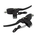 BLACK CUSTOM MOTORCYCLE HANDLEBAR CONTROL KIT