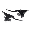 Lenker Armaturen Schalter Kit CNC BILLET Alu schwarz für Harley Dyna Softail Custom
