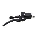 Custom CNC Billet Alu lenker Armaturen Schalter Kit schwarz für Harley