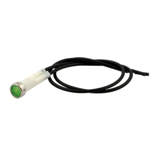 3/8 indicator light. Green, no symbol