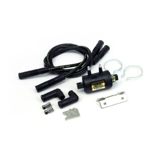 Accel, Classic Super coil kit black, 12V / 3 Ohm